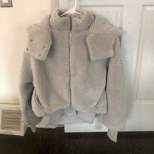 Alo Foxy Sherpa Jacket Grey XS